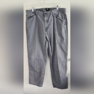 Calvin Klein CK mens size 38 X 30 gray chino style pants/slacks. Straight leg.